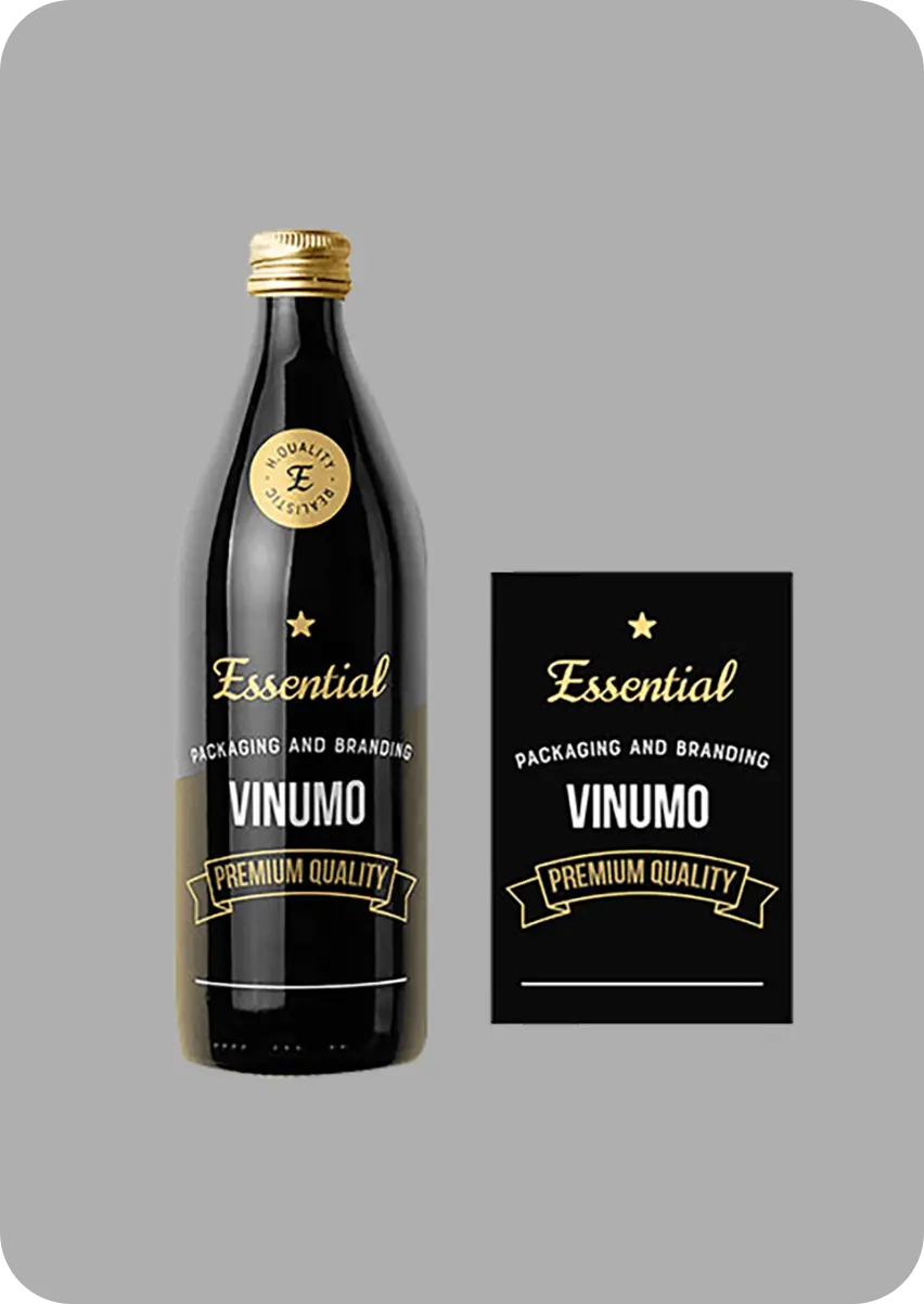 Custom printed waterproof labels